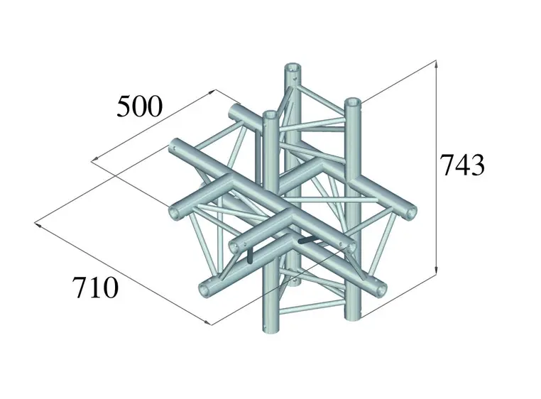 ALUTRUSS TRILOCK 6082AT-51 5-way piece / 